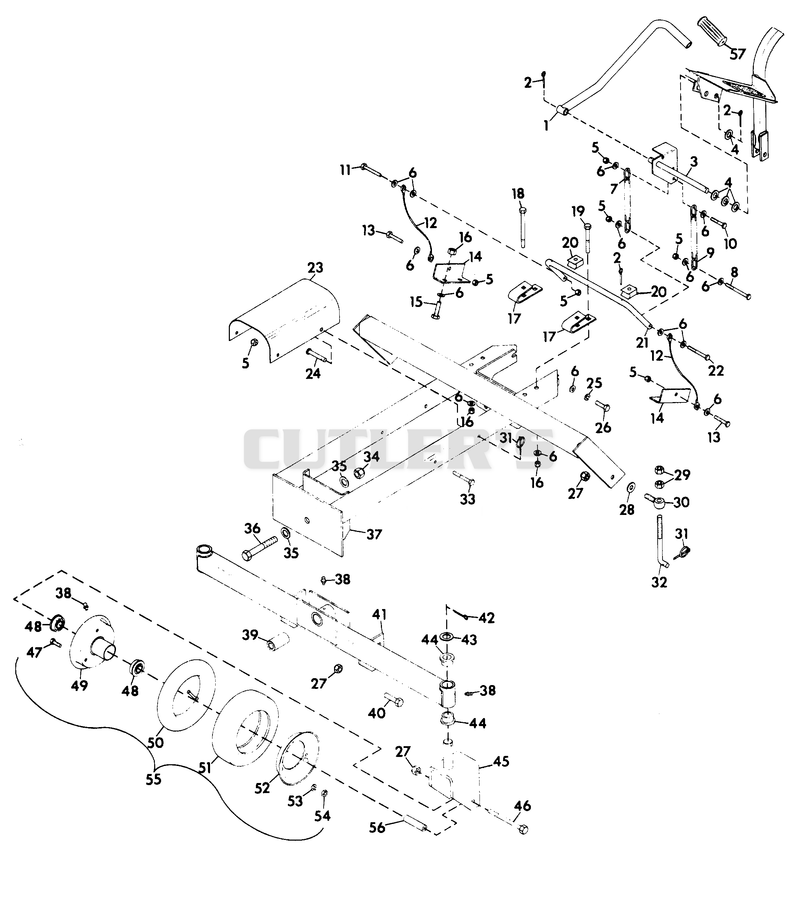 MOWER FRAME