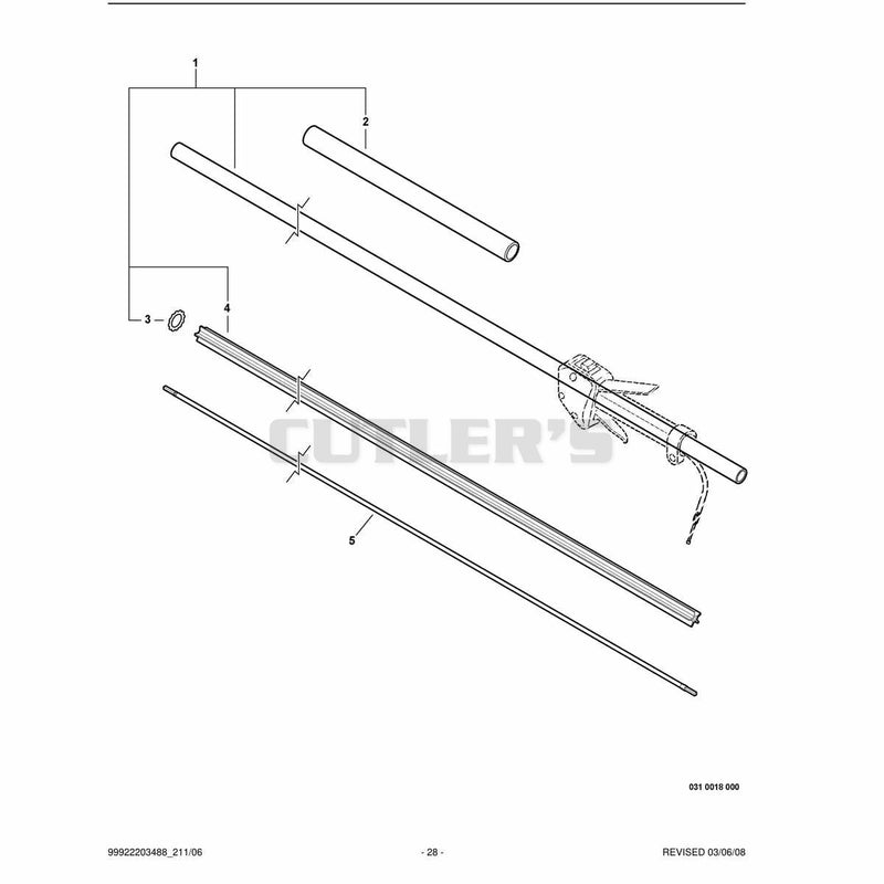 Main Pipe Assembly, Driveshaft