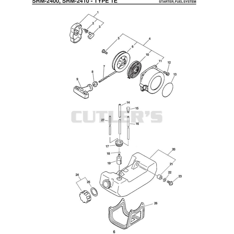 Srm-2410 - Type 1E Starter, Fuelsystem