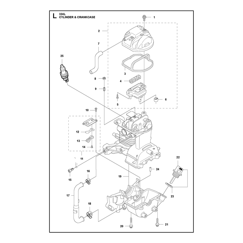 CYLINDER AND CRANKCASE