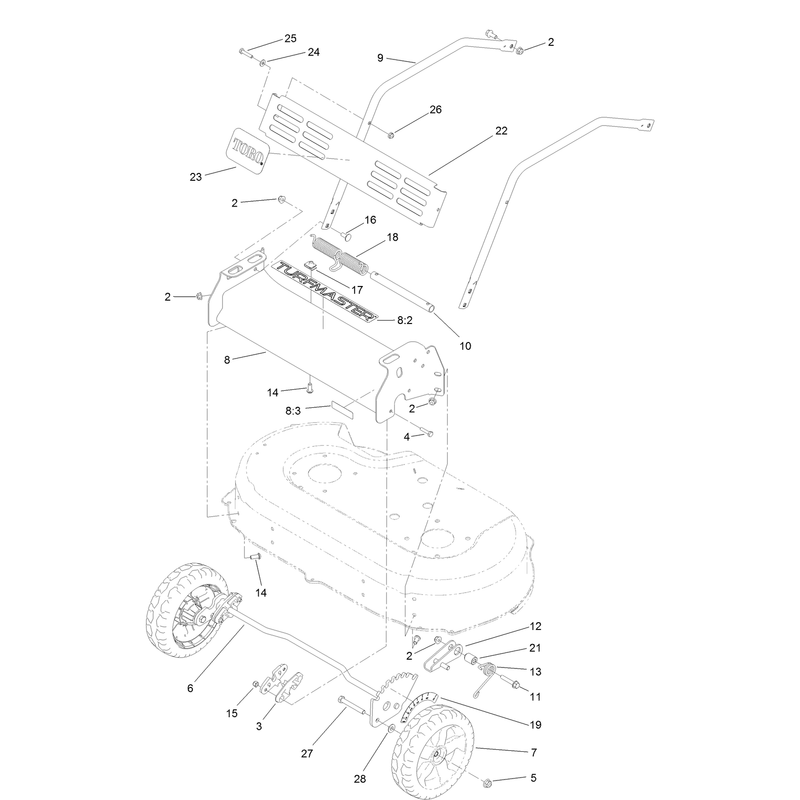 Front Bumper and Wheel Assembly
