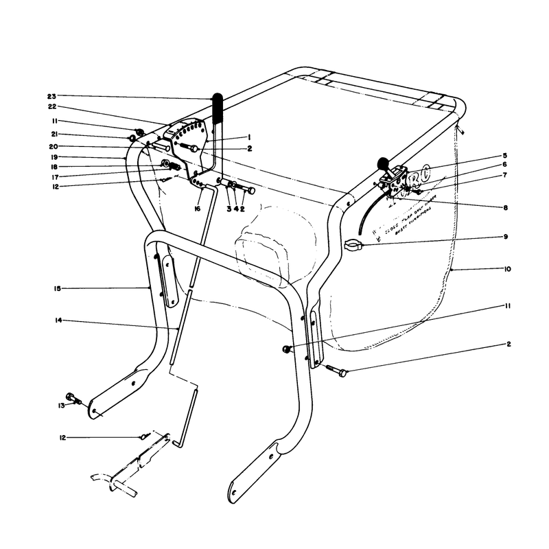 Controls and Handle Assembly Models 62912