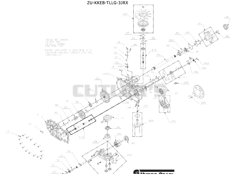 09184600 - ZT 3400 Transmission
