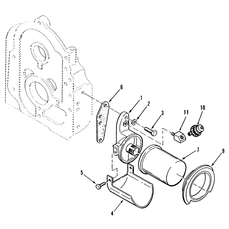 Toro Power Plus Oil Filter and Low Oil Pressure Cut Off Switch