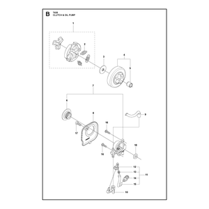 CLUTCH AND OIL PUMP