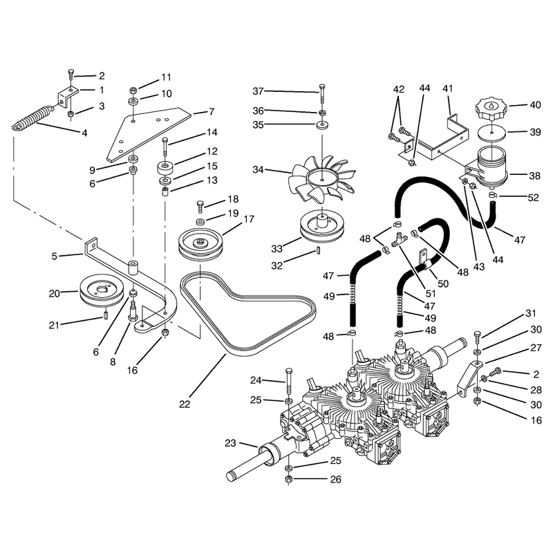 Transmission and Drive System Assembly