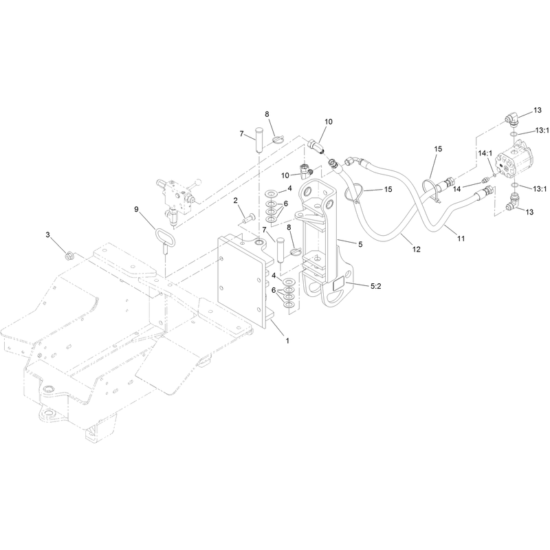 Plow Pivot and Quick Attach Slide Assembly