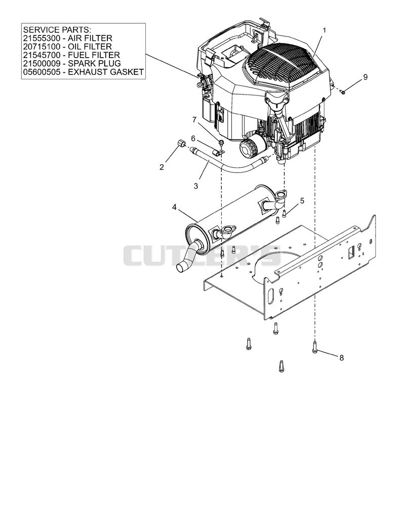 Engine - Kohler ZT740