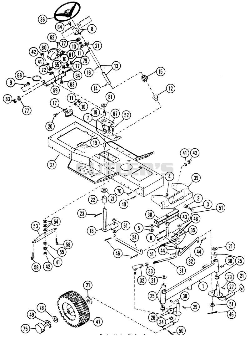 FRONT AXLE AND STEERING