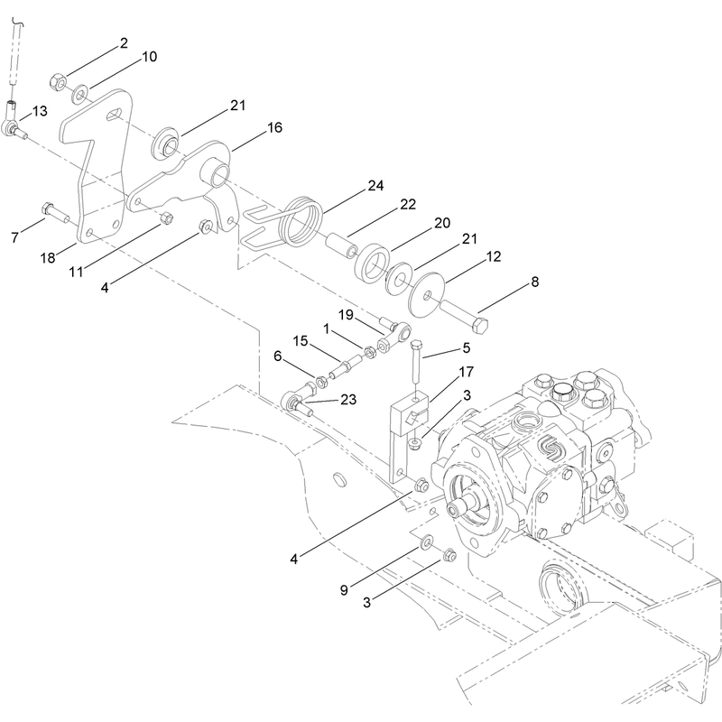 Ground Drive - Pump Control Assembly