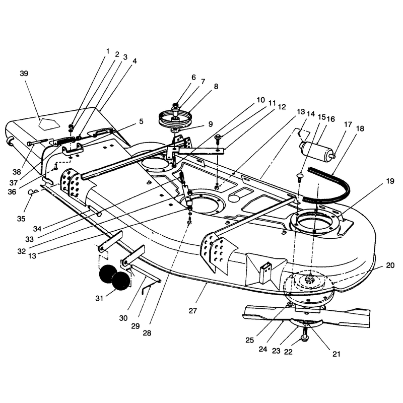 Deck & Spindle Assembly