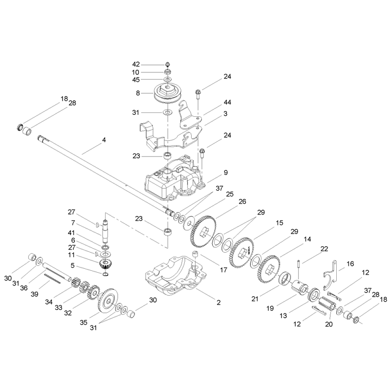 Gear Case Assembly No 74-1861