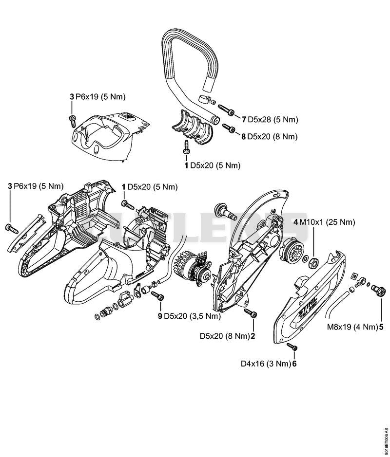 Tightening torques