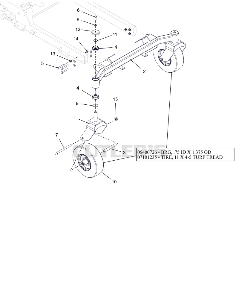 Front Caster Wheels