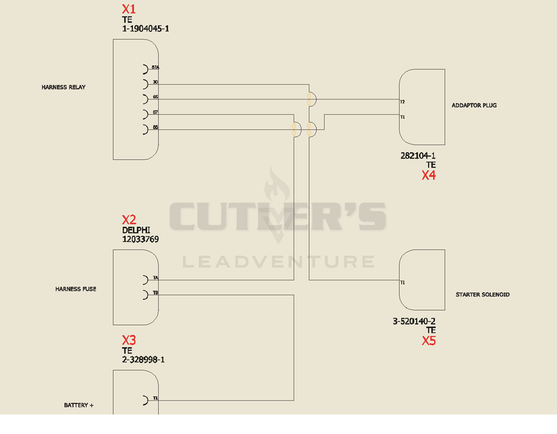 Wiring Diagram - Engine Jumper Harness