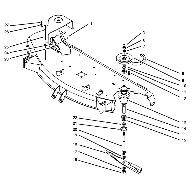 Cover & Spindle Assembly