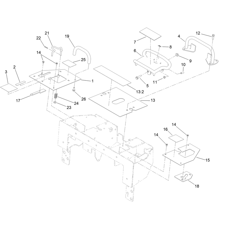 Control Handle and Reference Bar Assembly
