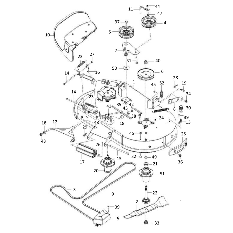 MOWER DECK / CUTTING DECK