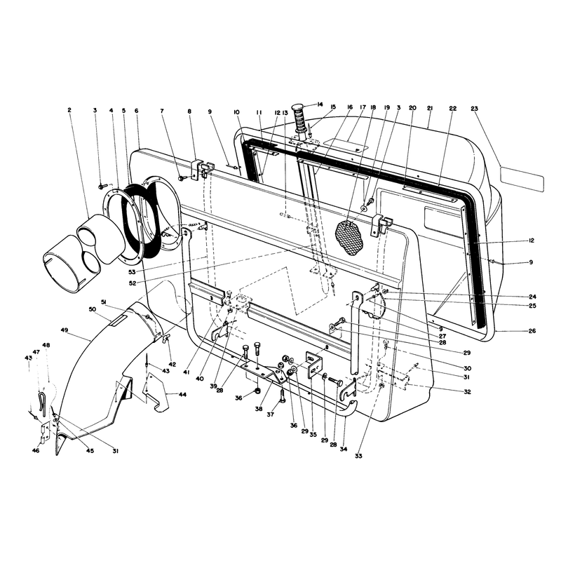 Easy-Empty Grass Catcher Model 59111 (optional)