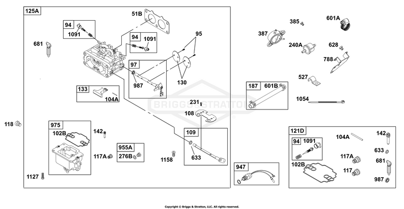 Carburetor, Fuel Supply, Kit - Carburetor Overhaul