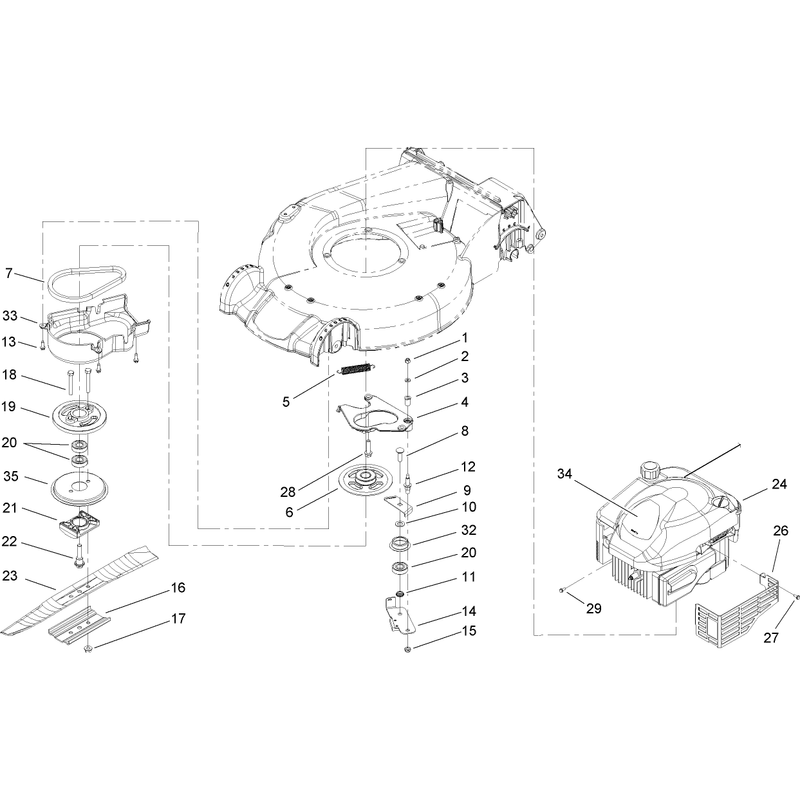 BBC Engine Assembly