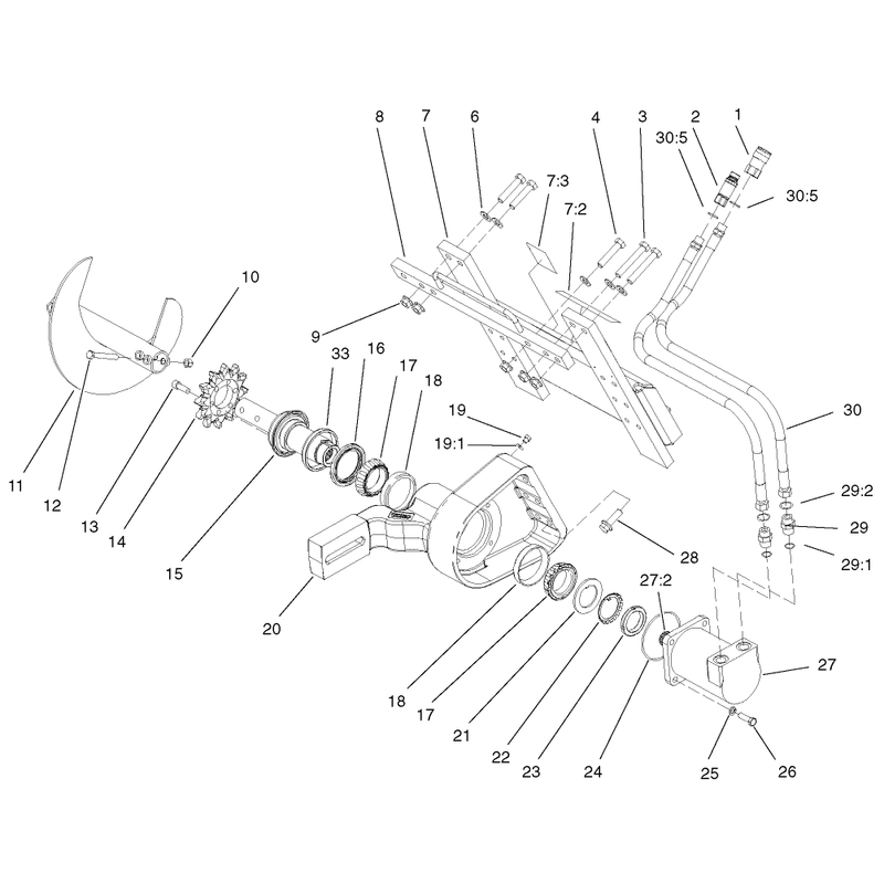 Trencher Head Assembly