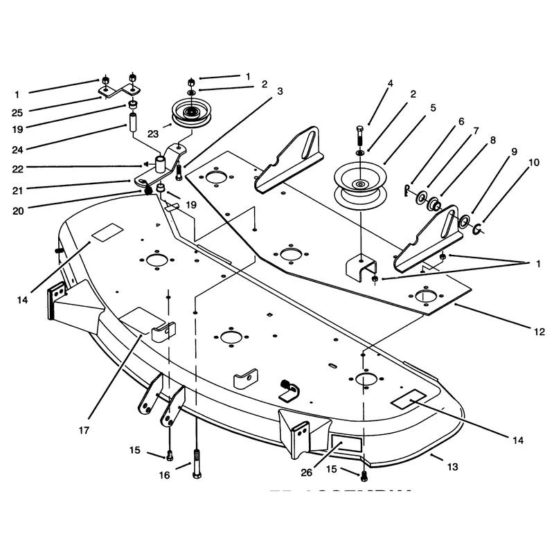 Deck & Idler Assembly