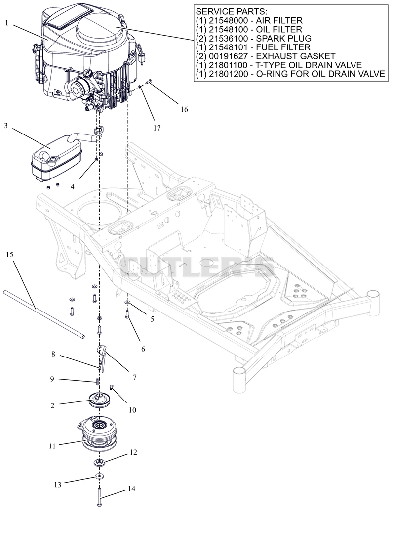 Engine - Kawasaki FR651V