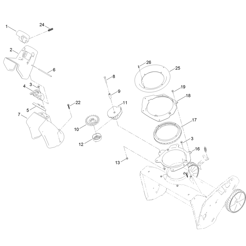 Chute Control Assembly
