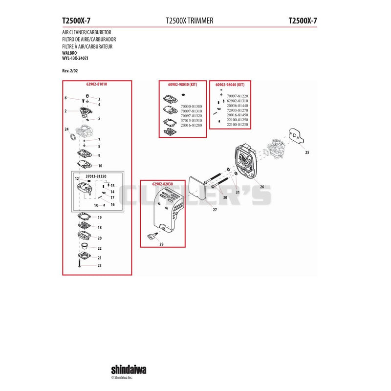 AIR CLEANER/CARBURETOR