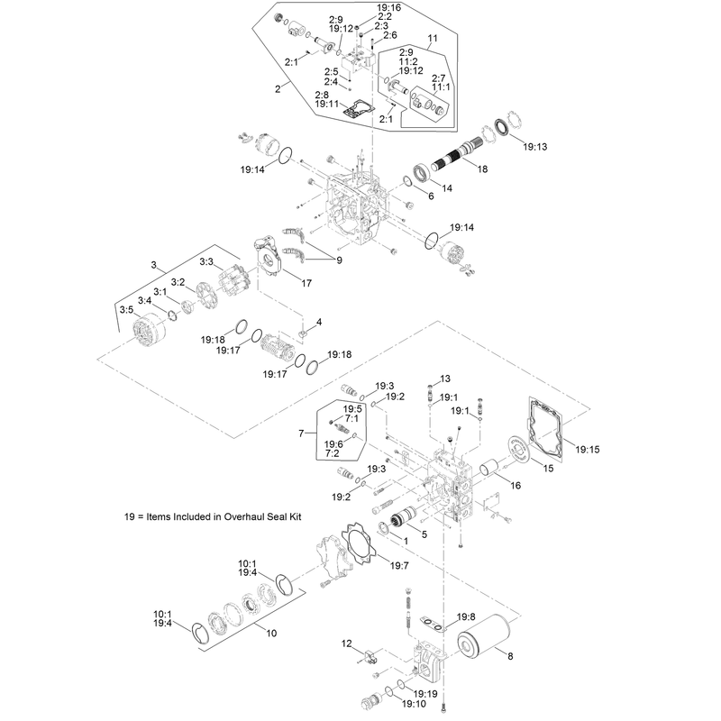 Hydraulic Pump Assembly No AU116314