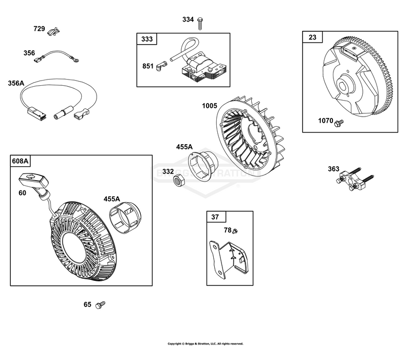 Flywheel/Ignition/Starter Group