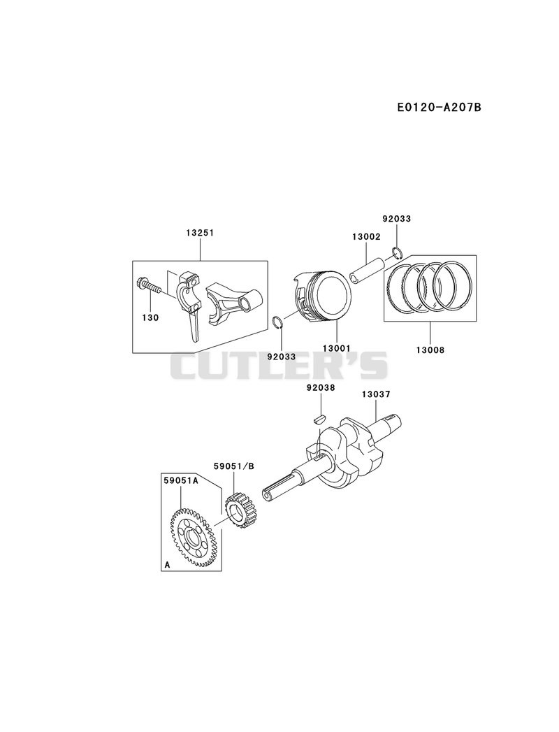 PISTON/CRANKSHAFT
