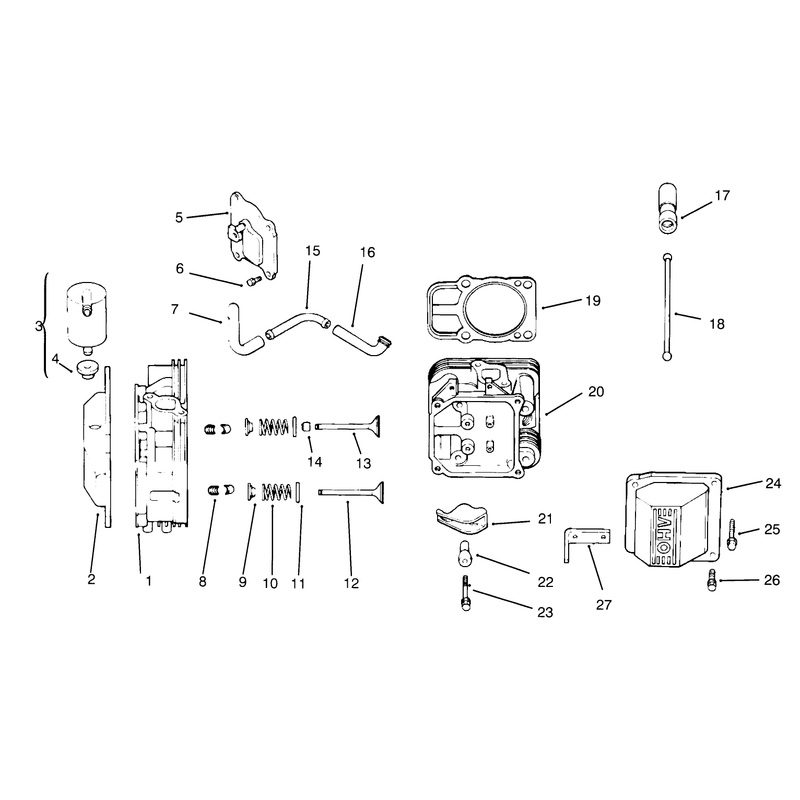 Headvalvebreather Kohler Engine Cv16s-Ps61514