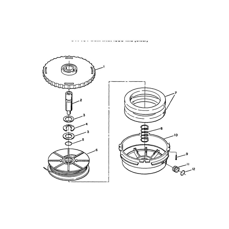 Tap-To-Advance Monofilament Head