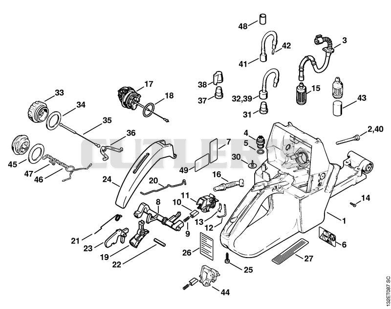 Tank housing