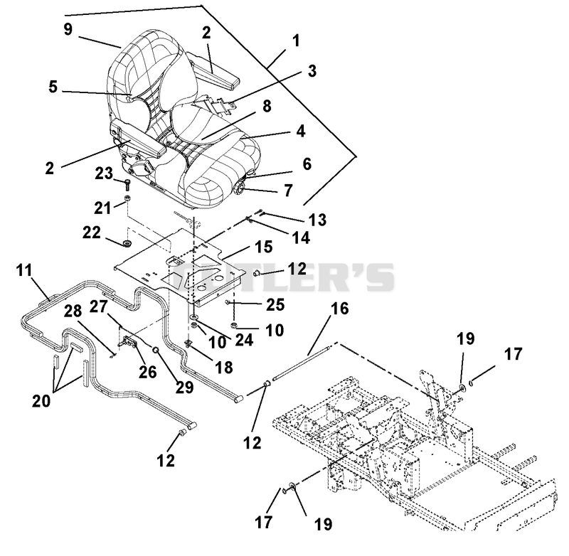 Seat And Hood Frame