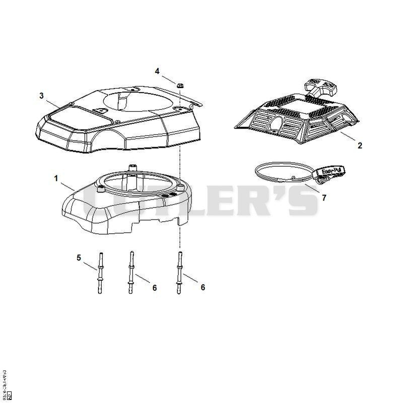Fan cover, starter device