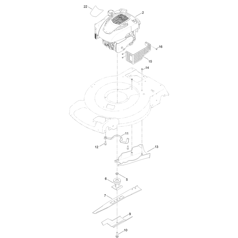 Engine and Blade Assembly