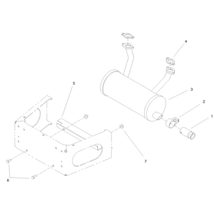Muffler Spark Arrestor and Air Deflector Kit Assembly
