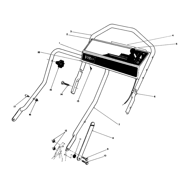 Control Panel Handle Assembly
