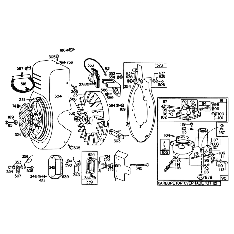 Engine Model No 326437-0262-01