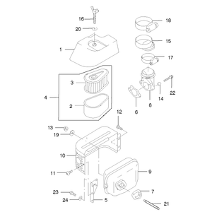 Air Filtermuffler Assembly