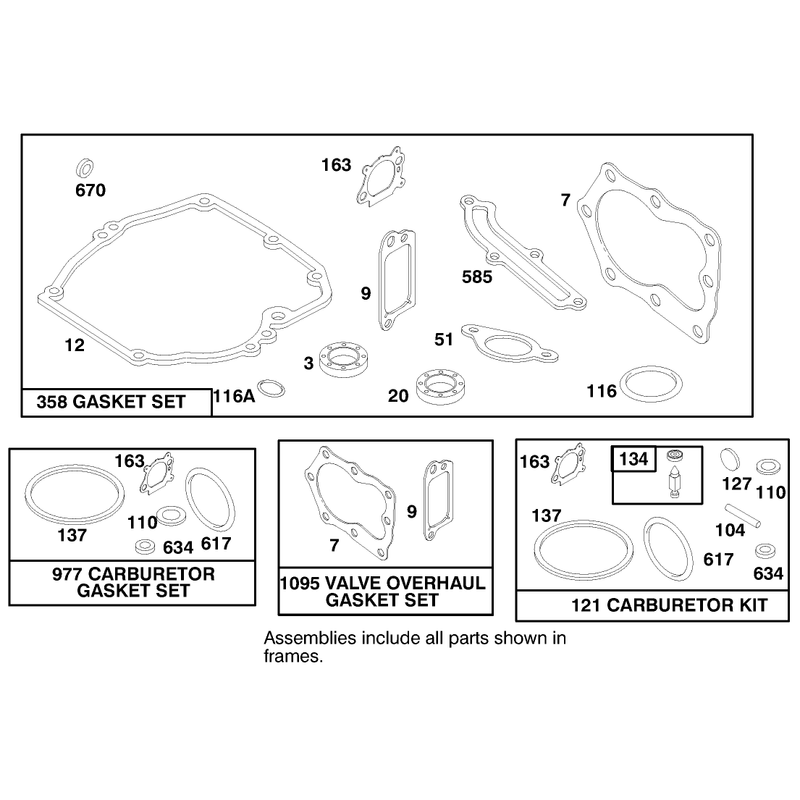 Engine Briggs and Stratton Model 12h802-1758-E1