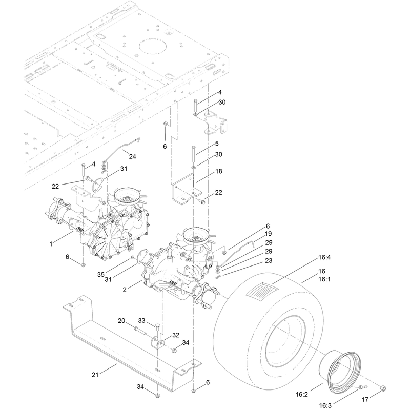 Hydro Transaxle Assembyly