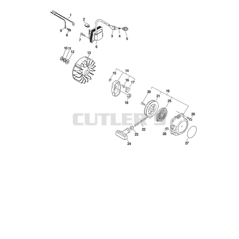 IGNITION, STARTER, FLYWHEEL