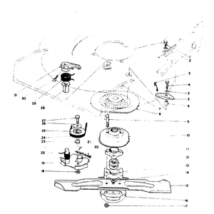 Blade Brake Clutch Assembly