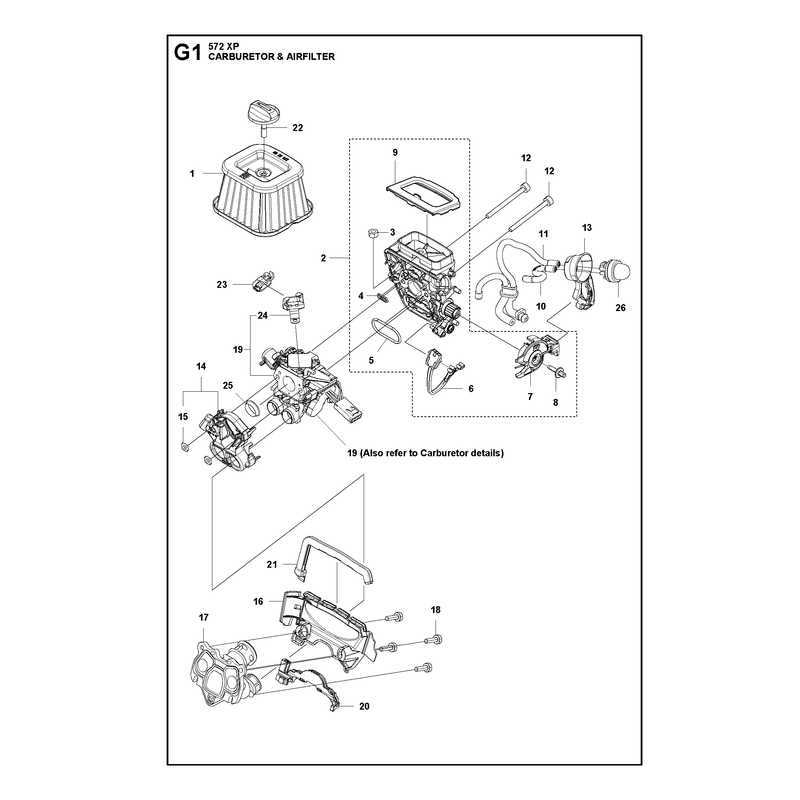 CARBURETOR AND AIR FILTER