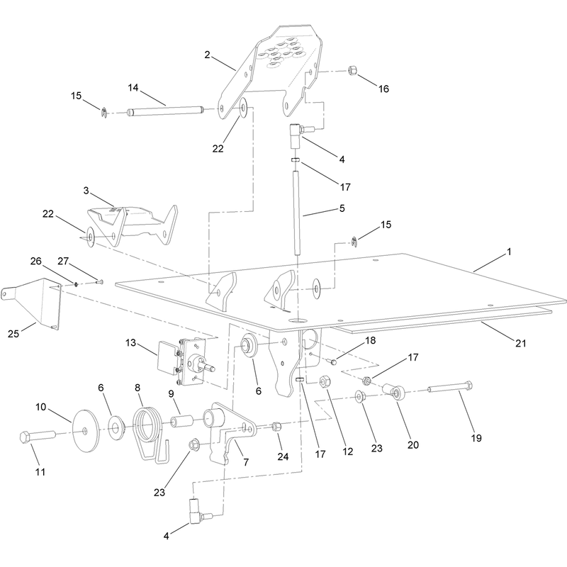 Pedal Assembly No. AU106377