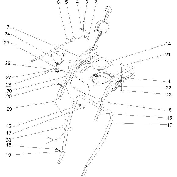 Handle and Control Assembly